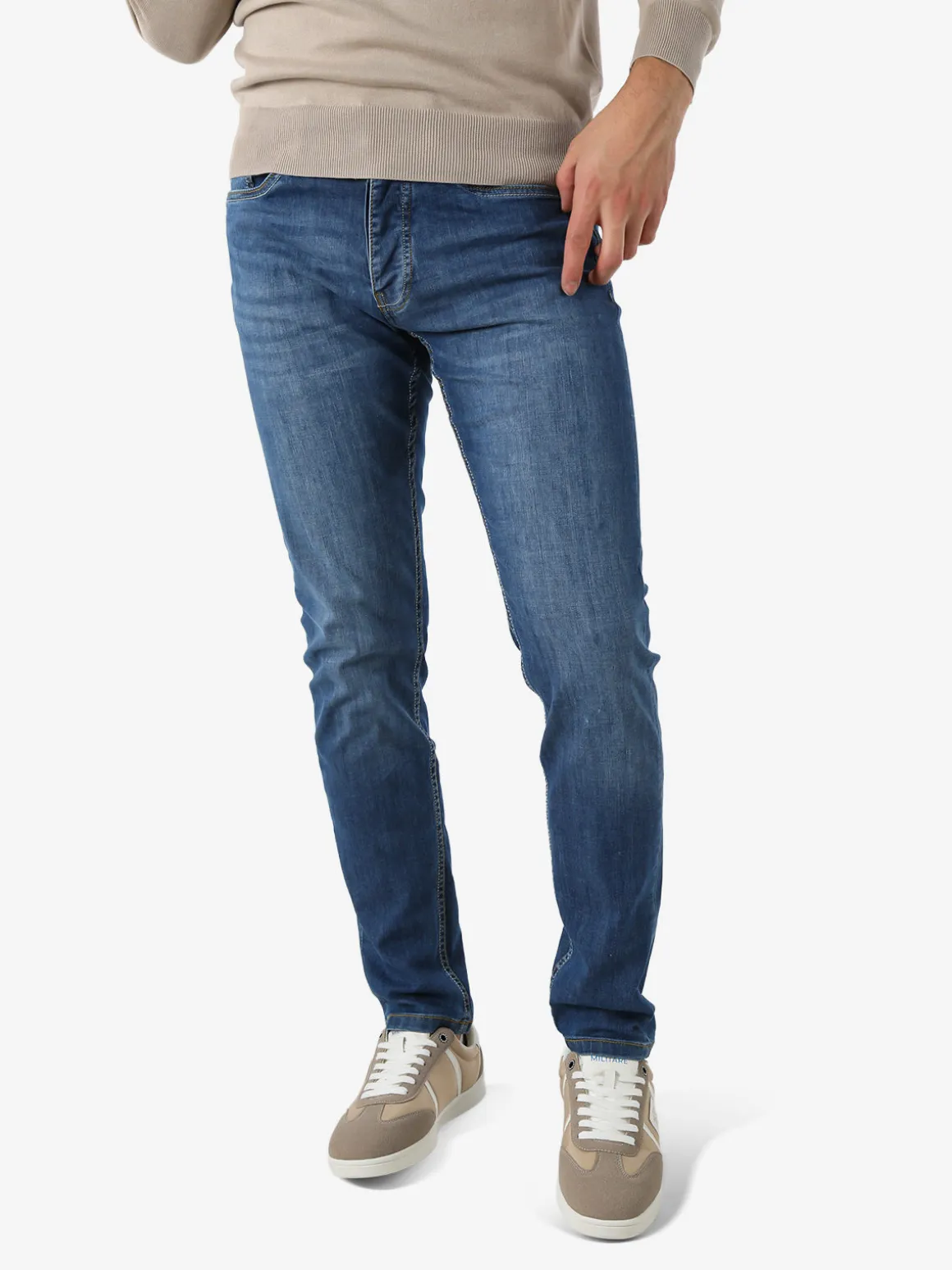 Johnny Looper Jeans slim fit da uomo a vita bassa - jeans