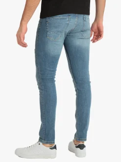 Johnny Looper Jeans uomo slim fit con strappi