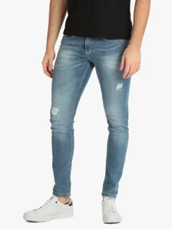 Johnny Looper Jeans uomo slim fit con strappi