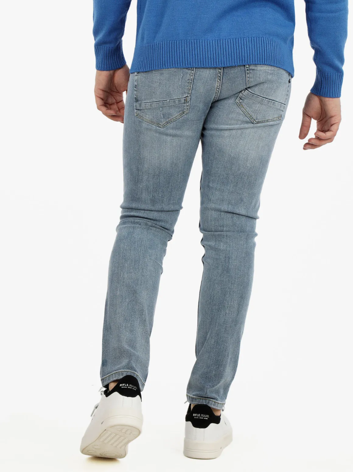 Johnny Looper Jeans uomo slim fit denim chiaro