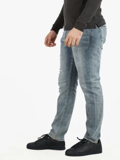 Johnny Looper Jeans uomo slim fit con strappi