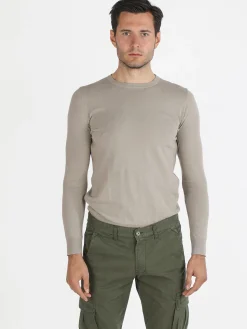 Johnny Looper Maglia girocollo da uomo in cotone