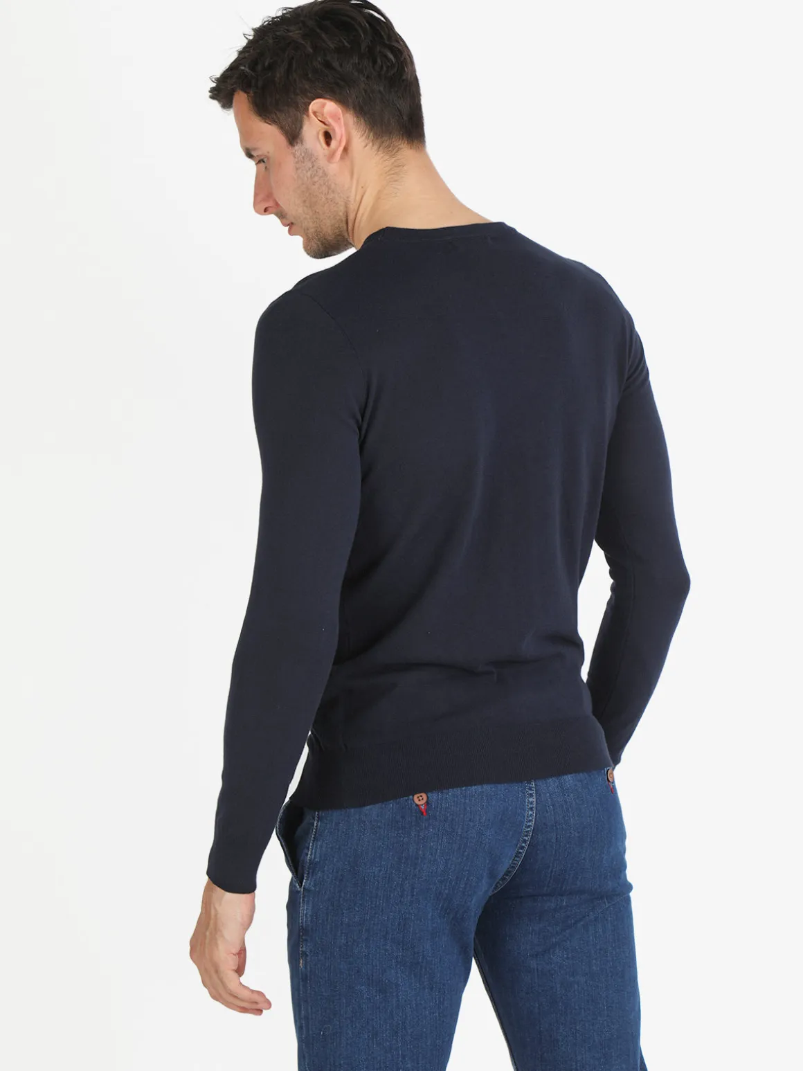 Johnny Looper Maglia girocollo da uomo in cotone