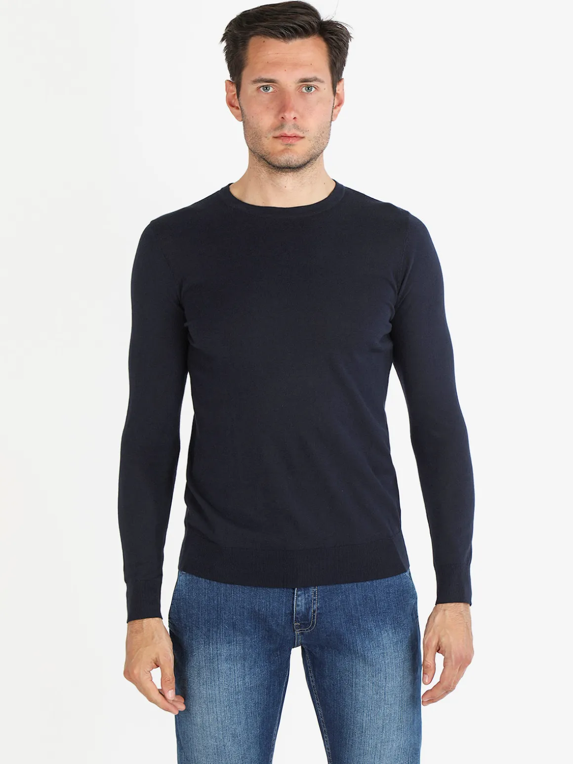 Johnny Looper Maglia girocollo da uomo in cotone