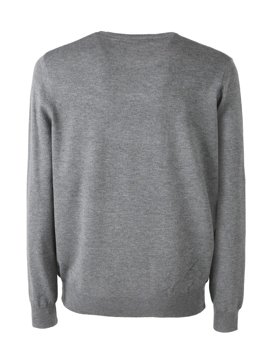 Johnny Looper Maglione girocollo da uomo in misto lana - grigio scuro