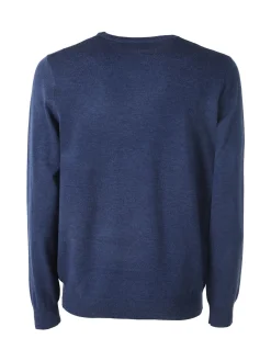 Johnny Looper Maglione girocollo da uomo in misto lana - jeans