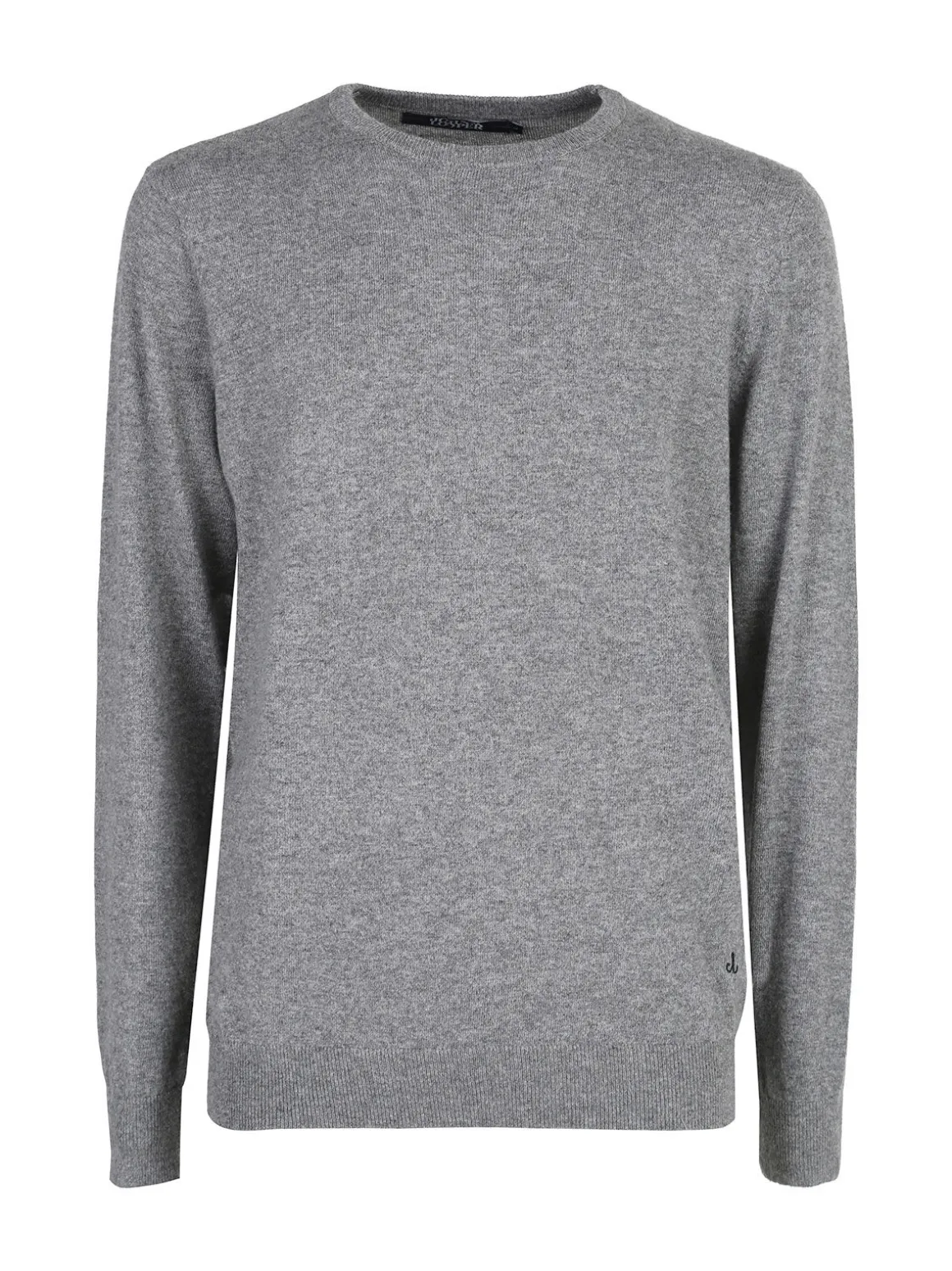 Johnny Looper Maglione girocollo da uomo in misto lana - grigio