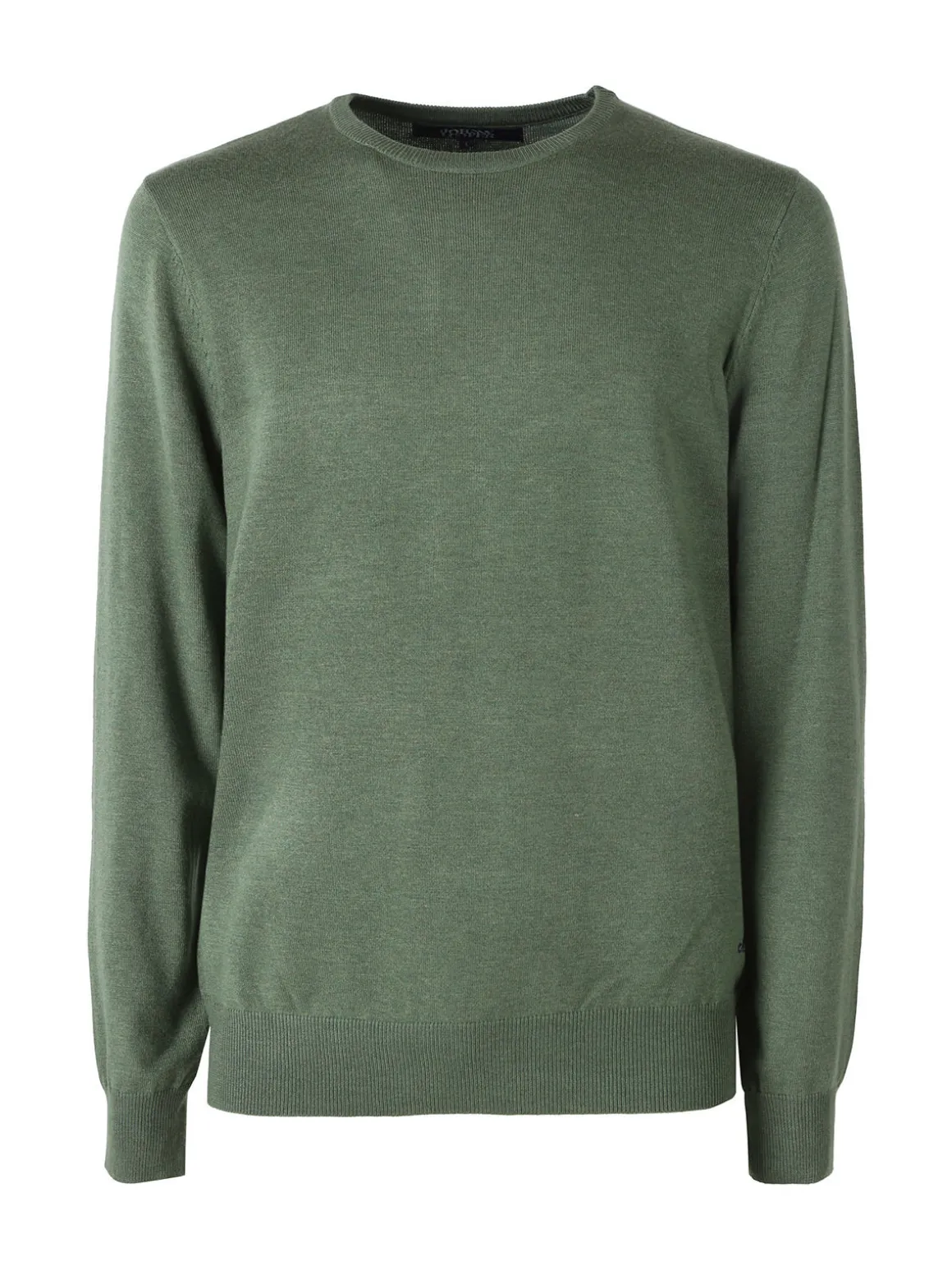 Johnny Looper Maglione girocollo da uomo in misto lana - verde