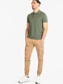 Johnny Looper Pantaloni cargo da uomo con polsino