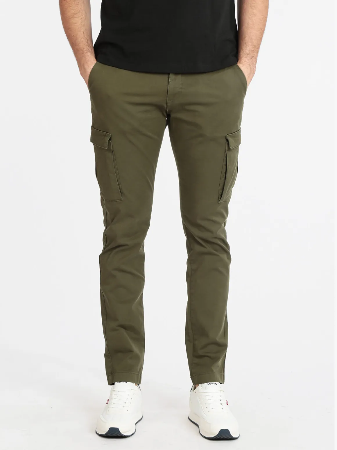Johnny Looper Pantaloni cargo da uomo con tasconi