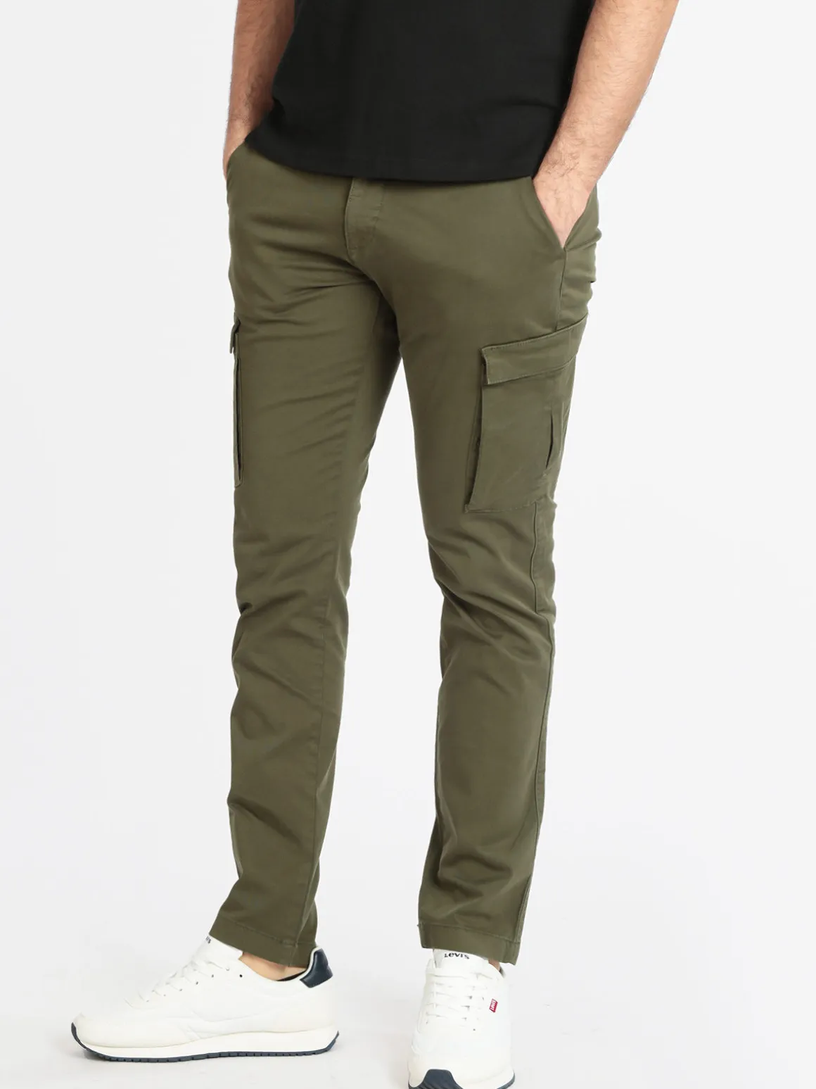 Johnny Looper Pantaloni cargo da uomo con tasconi