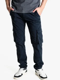 Johnny Looper Pantaloni cargo da uomo slim fit in cotone