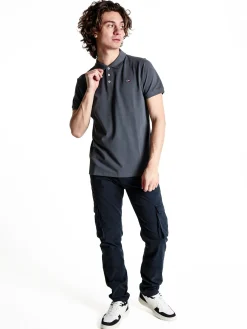 Johnny Looper Pantaloni cargo da uomo slim fit in cotone