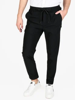 Johnny Looper Pantaloni casual da uomo con coulisse in tessuto tecnico