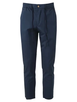 Johnny Looper Pantaloni da uomo super soft con coulisse - blu scuro
