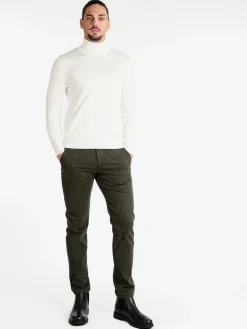 Johnny Looper Pantaloni da uomo slim fit a quadri