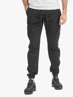 Johnny Looper Pantaloni da uomo con tasconi e coulisse