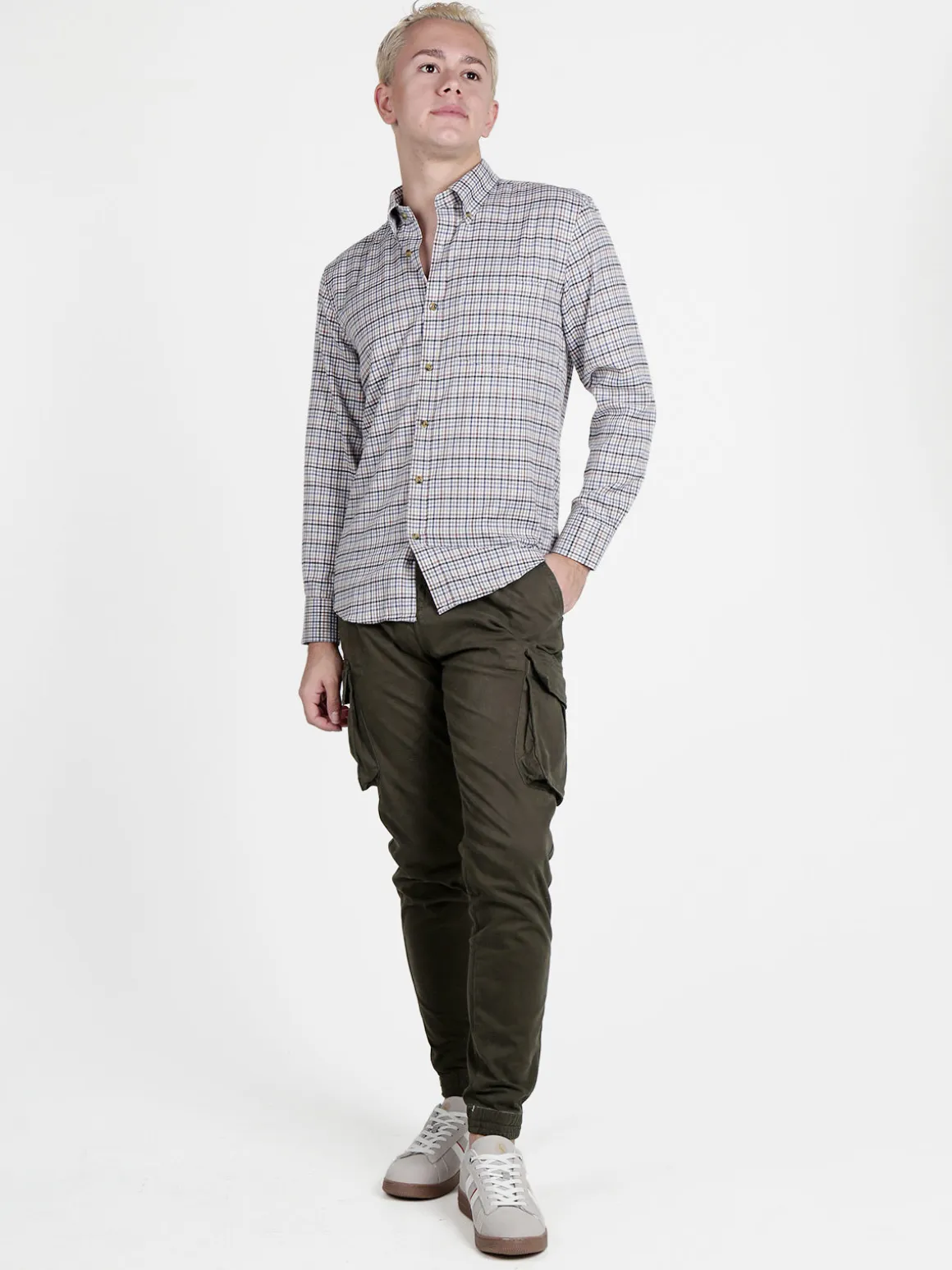 Johnny Looper Pantaloni da uomo con tasconi laterali e coulisse
