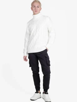 Johnny Looper Pantaloni da uomo con tasconi laterali e coulisse