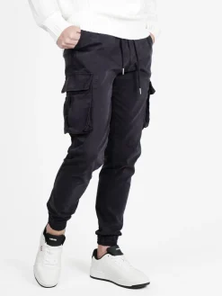 Johnny Looper Pantaloni da uomo con tasconi laterali e coulisse