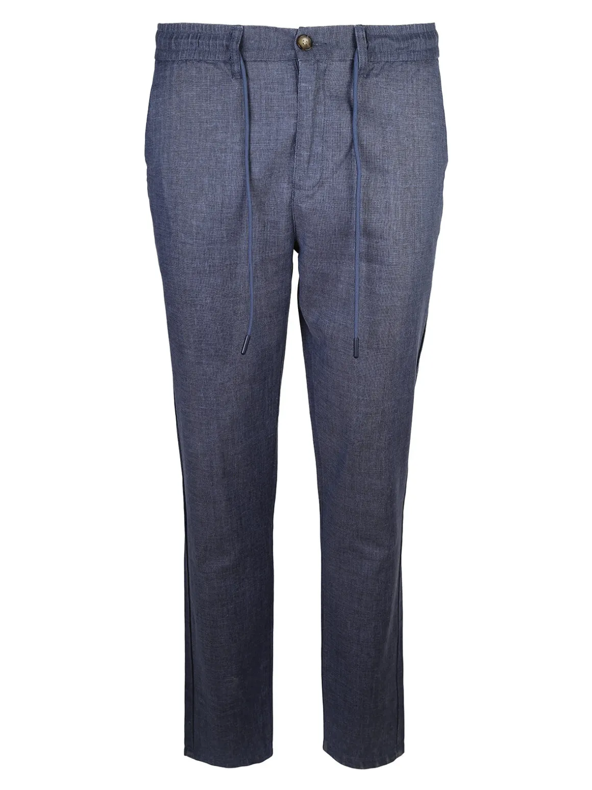 Johnny Looper Pantaloni da uomo in misto lino con coulisse