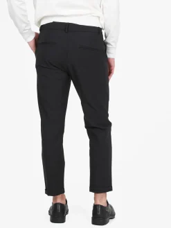Johnny Looper Pantaloni da uomo in tessuto tecnico con risvolto