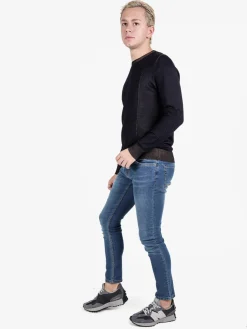 Johnny Looper Pullover giorcollo da uomo in maglia
