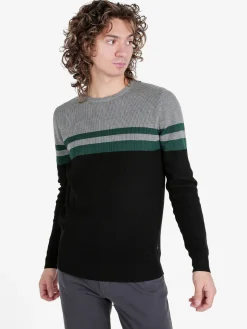 Johnny Looper Pullover girocollo da uomo a costine
