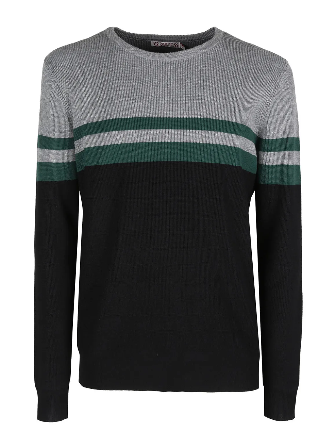Johnny Looper Pullover girocollo da uomo a costine