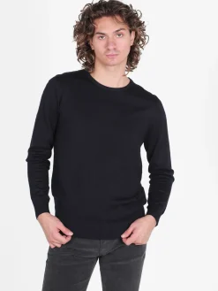 Johnny Looper Pullover girocollo da uomo in maglia