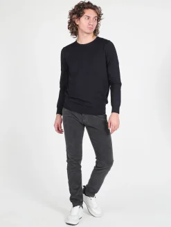 Johnny Looper Pullover girocollo da uomo in maglia