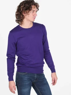 Johnny Looper Pullover girocollo da uomo in maglia
