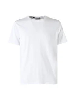 Johnny Looper T-shirt girocollo da uomo in cotone - bianco