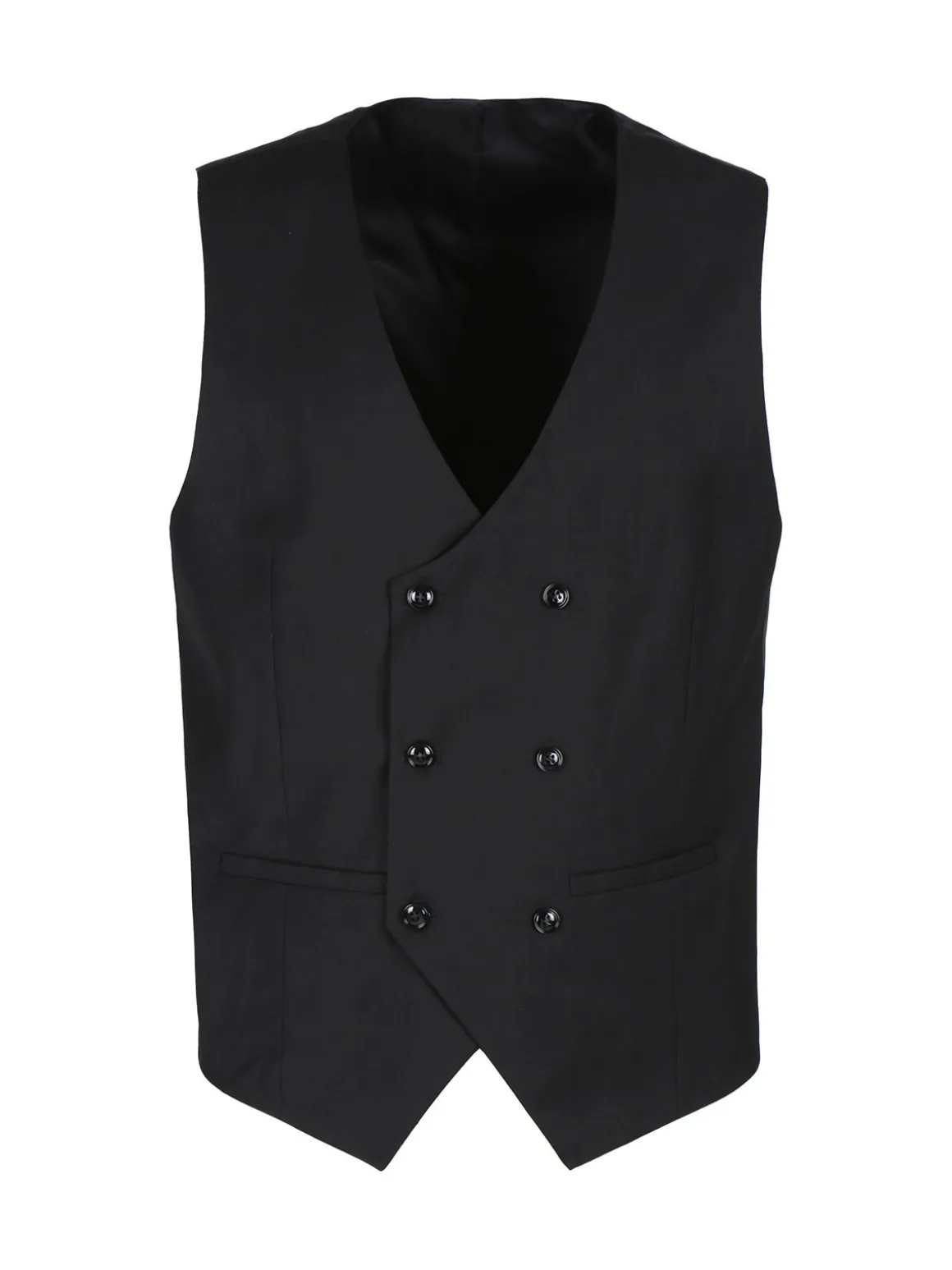 Jonny Wolf Gilet elegante da uomo con bottoni a doppiopetto