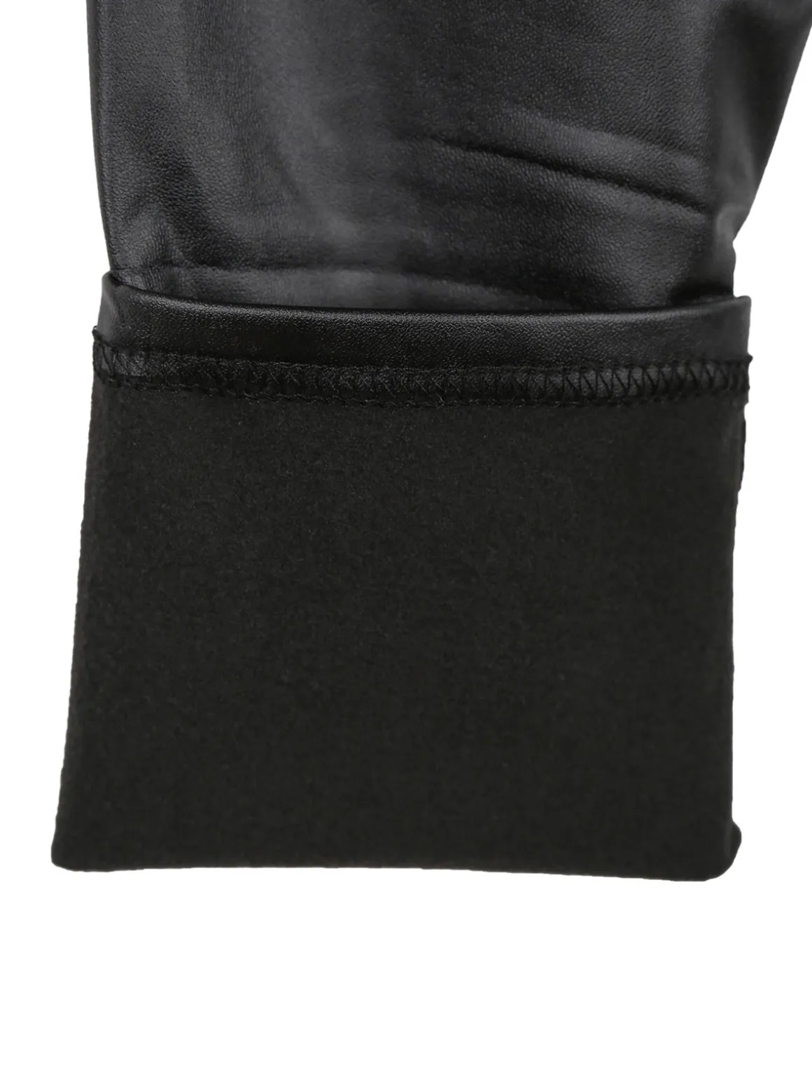 Joy Leggings in ecopelle da bambina felpati