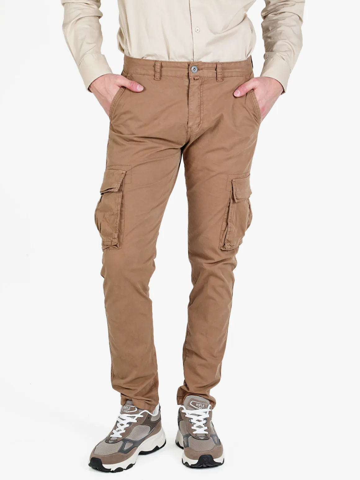 J.Sette Pantaloni cargo da uomo in cotone