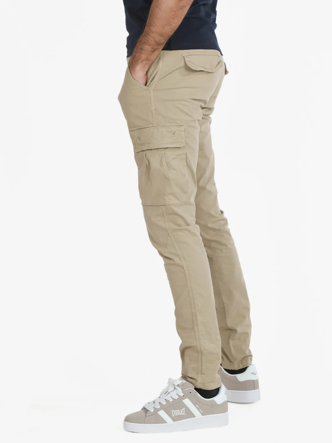J.Sette Pantaloni cargo da uomo in cotone taglie grandi