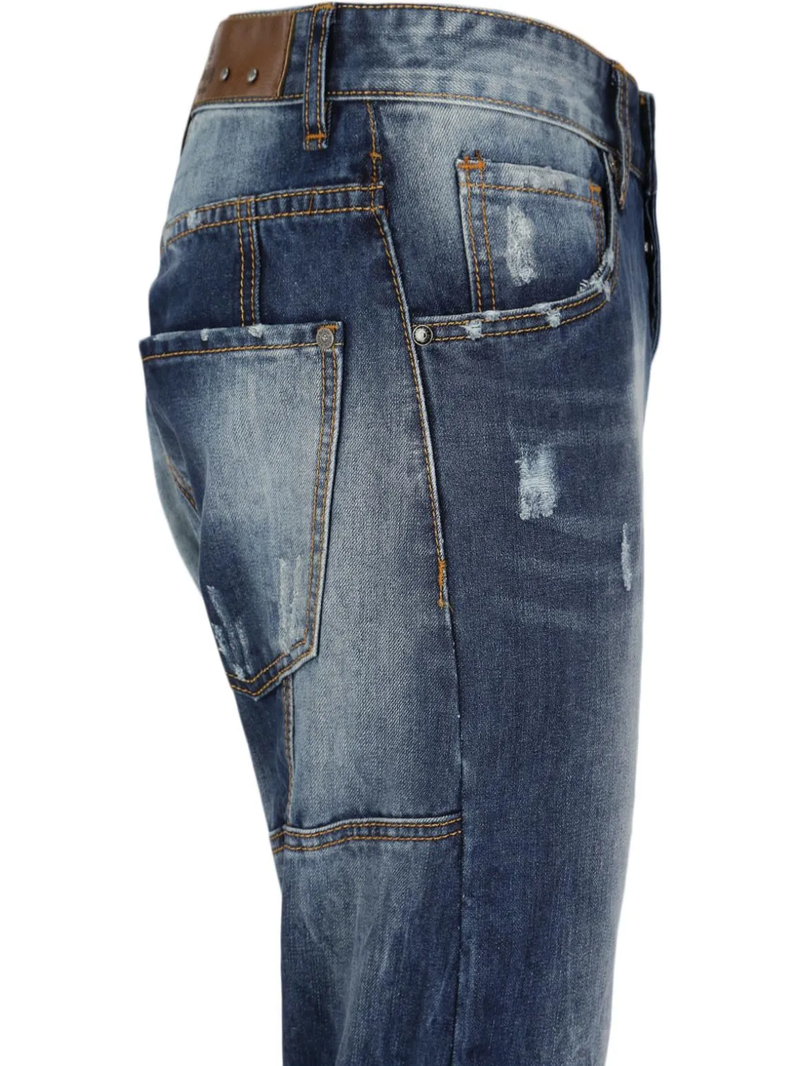 Justing Jeans Jeans da uomo scolorito