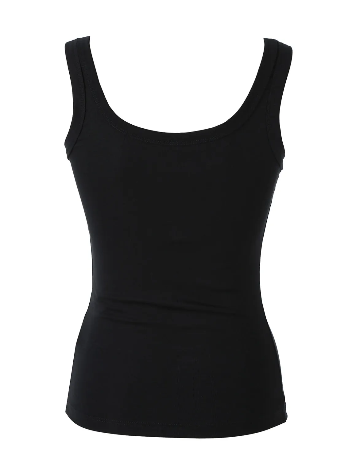Just West Top girocollo da donna a spalla stretta - nero
