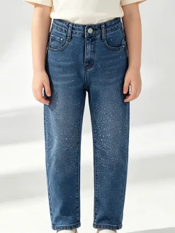 J Y Jeans da bambina a palloncino con strass - jeans