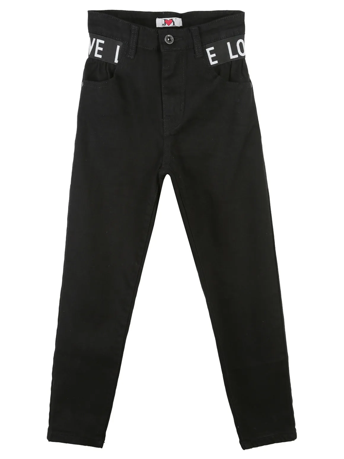 J Y Jeans da bambina a vita alta