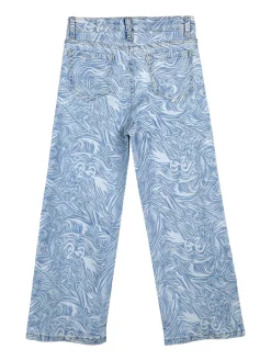 J Y Jeans da ragazza a gamba dritta con stampe - jeans