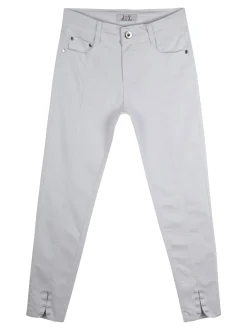 J Y Pantaloni bianchi con perle