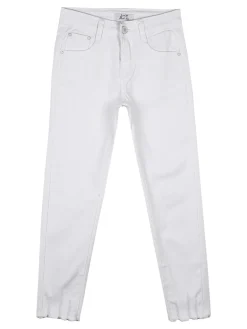 J Y Pantaloni bianchi push up