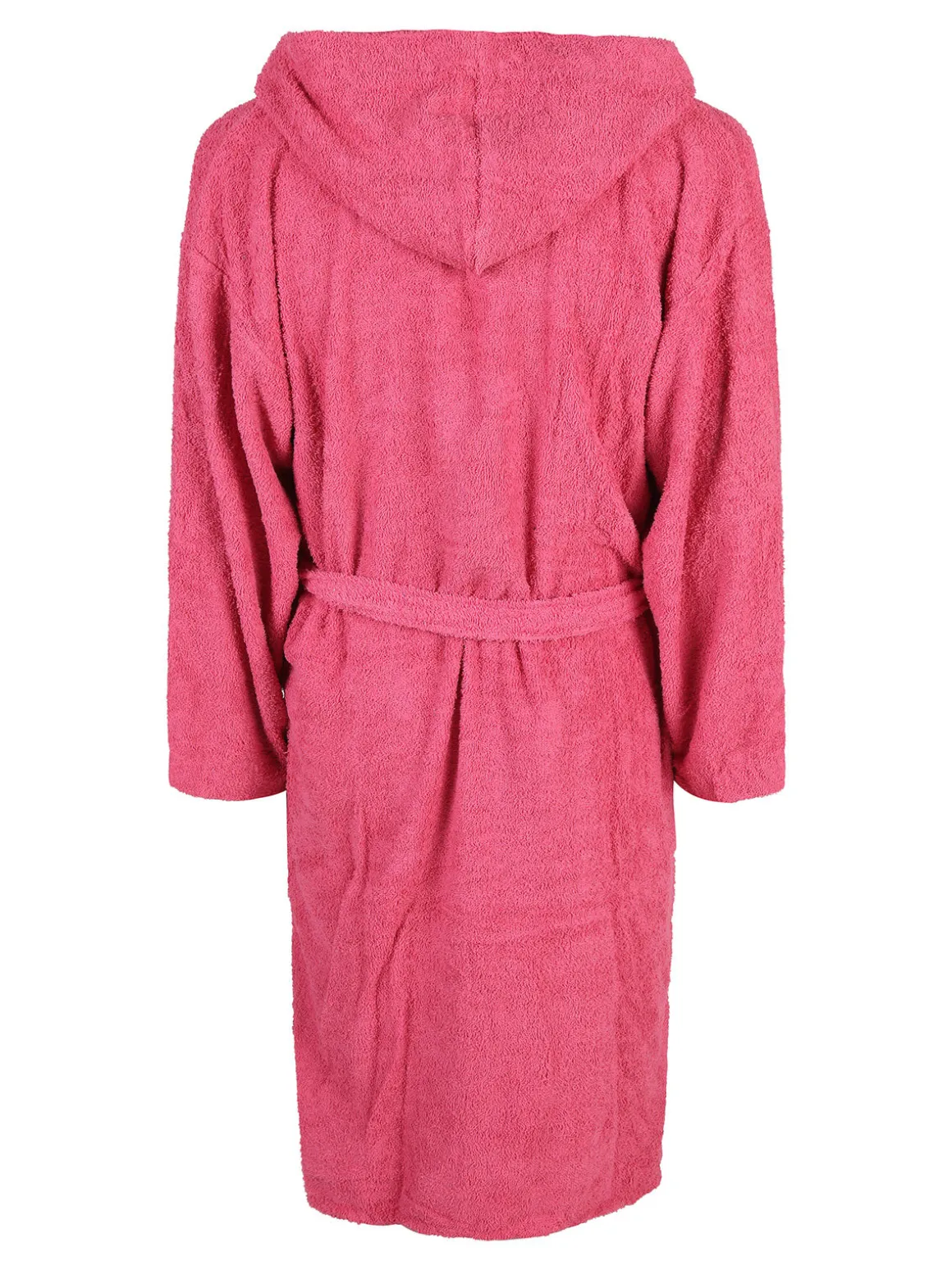 Kappa Accappatoio unisex in spugna con cappuccio - fucsia