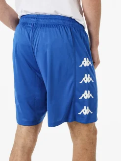 Kappa Bermuda sportivi da uomo con logo - blu