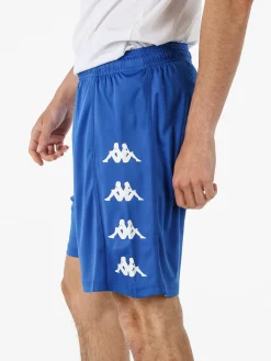Kappa Bermuda sportivi da uomo con logo - blu