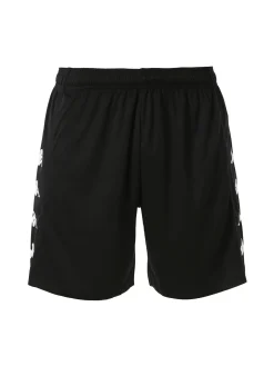 Kappa Bermuda sportivi da uomo con logo - nero