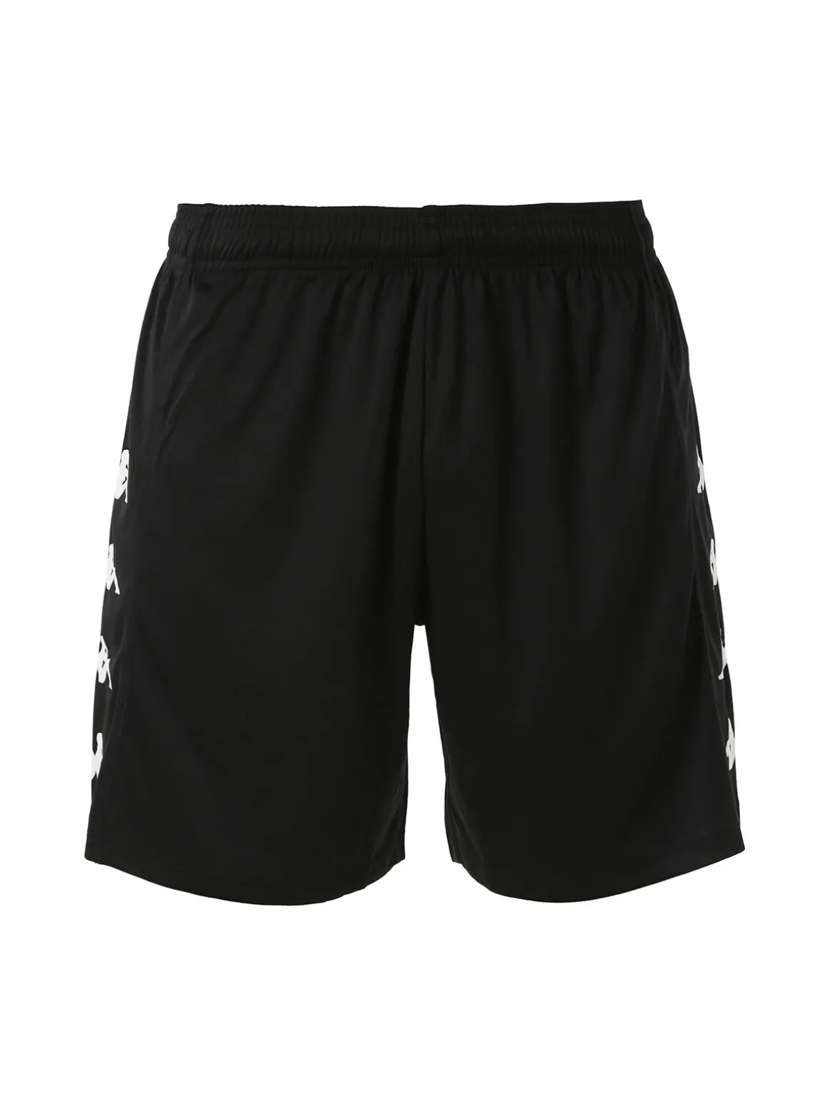 Kappa Bermuda sportivi da uomo con logo - nero