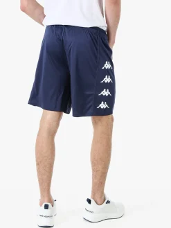 Kappa Bermuda sportivi da uomo con logo - blu scuro